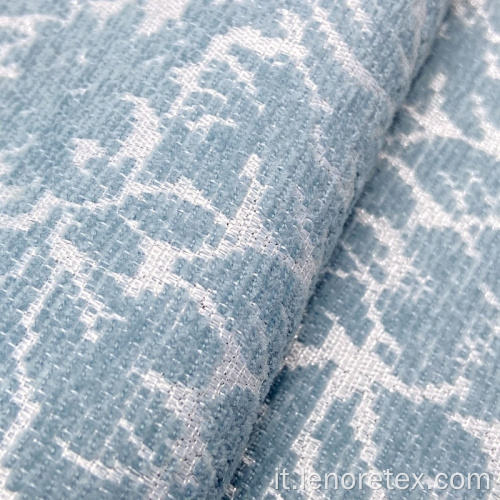 Tessuto jacquard in maglia di poliestere acrilico con lurex metallico